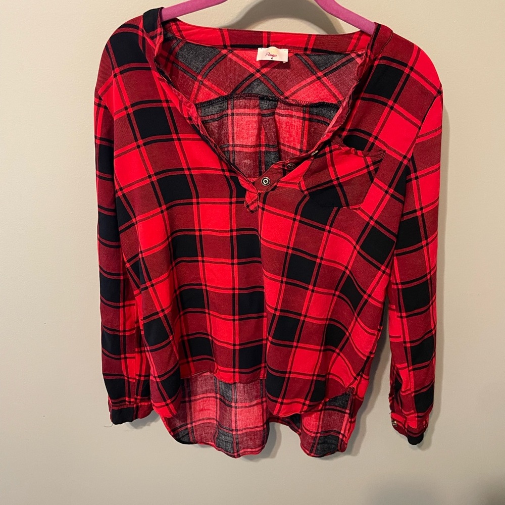Buffalo plaid shirt by Paige
